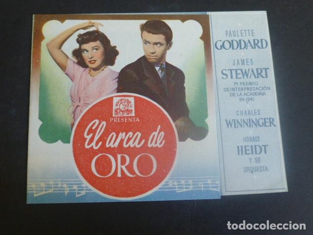 Cine: EL ARCA DE ORO PROGRAMA DE MANO DOBLE SIN PUBLICIDAD - Foto 1