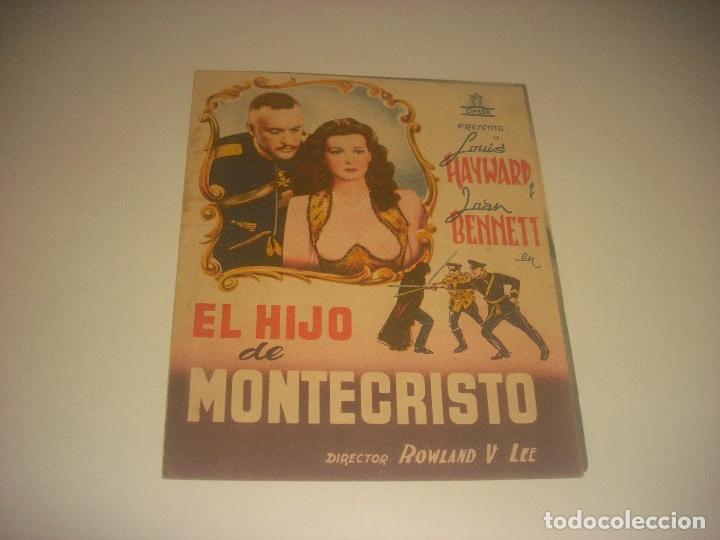 Cine: EL HIJO DE MONTECRISTO . PROGRAMA DOBLE. - Foto 1