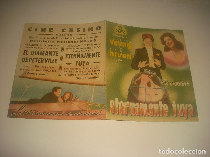 Cine: ETERNAMENTE TUYA , PROGRAMA DOBLE. CINE CASINO - Foto 1