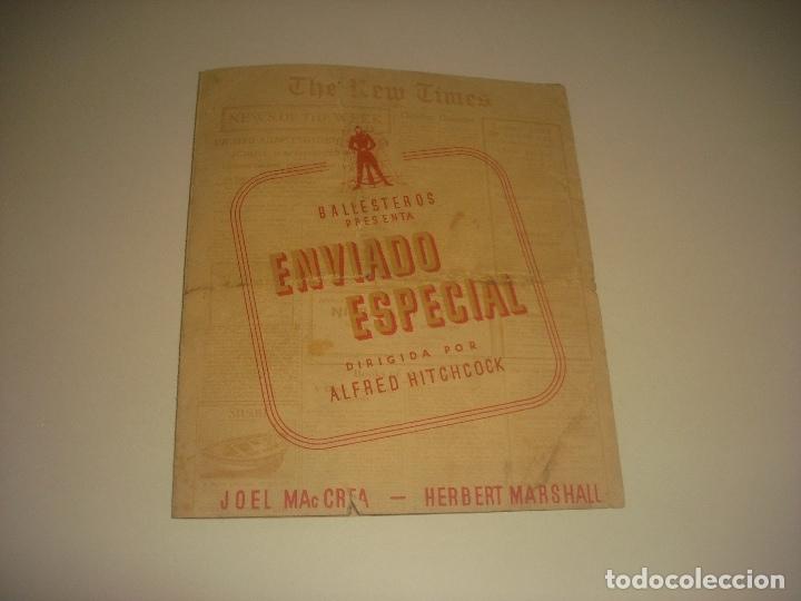 Cine: ENVIADO ESPECIAL. HITCHCOCK . PROGRAMA DOBLE. - Foto 1