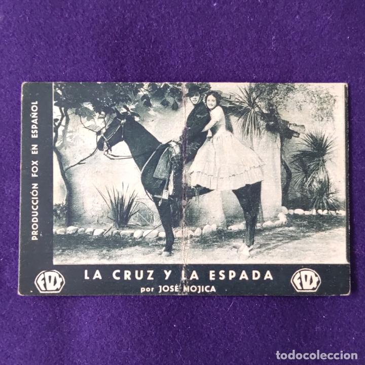 Cinema: PROGRAMA DE CINE ORIGINAL. VERGARA (GUIPUZCOA). AZI ONA. LA CRUZ Y LA ESPADA. TARJETA.