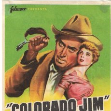 Cine: PN - PROGRAMA DE CINE - COLORADO JIM - JAMES STEWART, JANET LEIGHT - CINE AVENIDA - 1953.