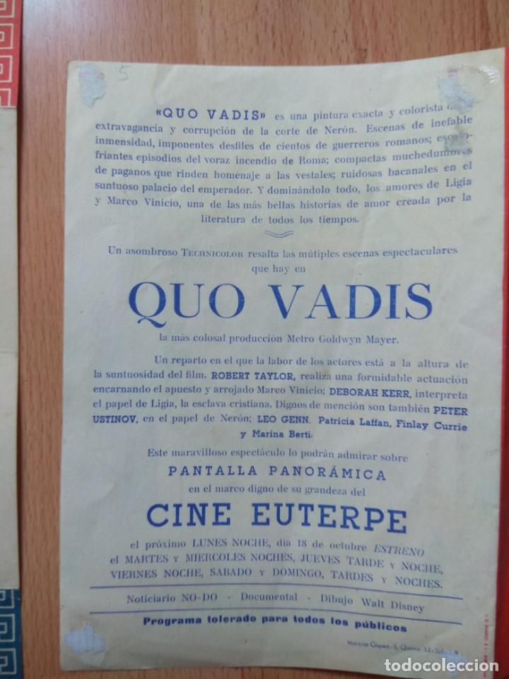 Cine: PROGRAMA DE CINE ..QuO VADIS - Foto 5