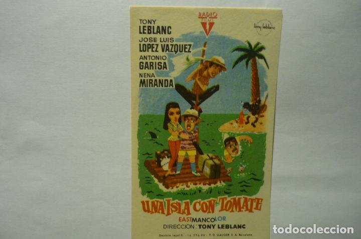 Cine: programa una isla con tomate.- tony leblanc