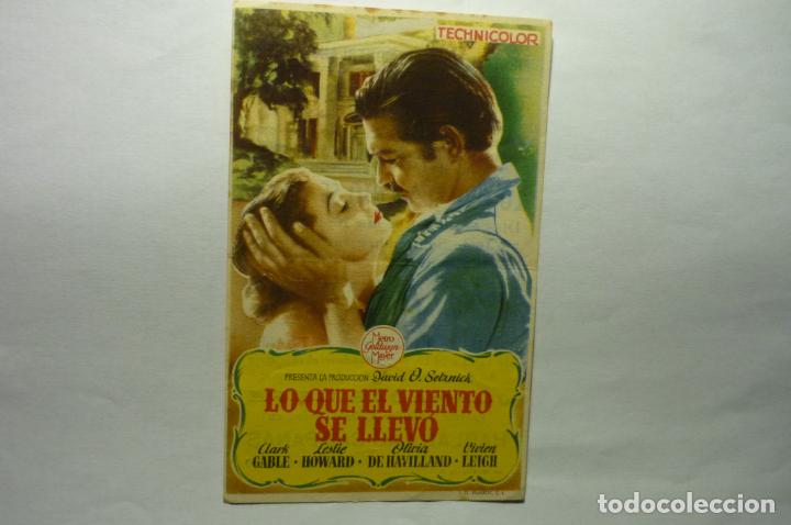 Cine: programa lo que el viento se llevo -c.gable principal montblanch - Foto 1