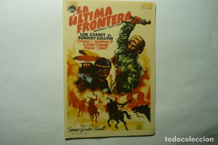 Cine: programa la ultima frontera .- lon chaney - Foto 1