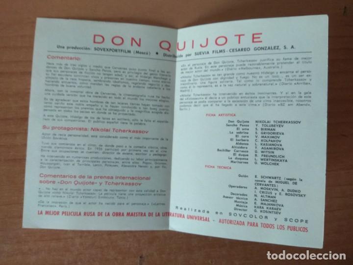 Cine: rojo2PROGRAMA DE CINE .DON QUIJOTE (doble) - Foto 2