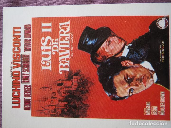 Folhetos de m&atilde;o de filmes antigos de cinema: luis ii de baviera nuevo