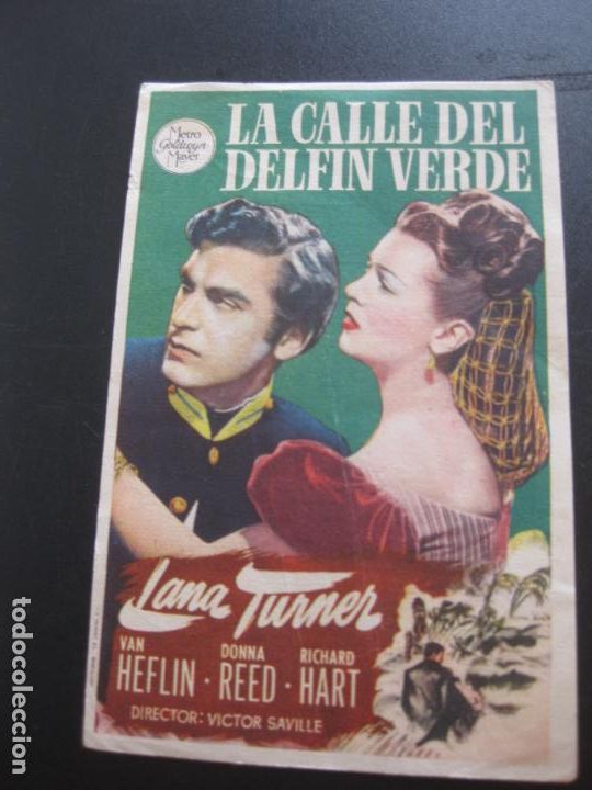 Cine: PROGRAMA DE CINE LA CALLE DEL DELFIN VERDE. LANA TUNNER. - Foto 1