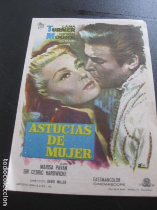 Cine: PROGRAMA DE CINE. ASTUCIAS DE MUJER. LANA TURNER. - Foto 1