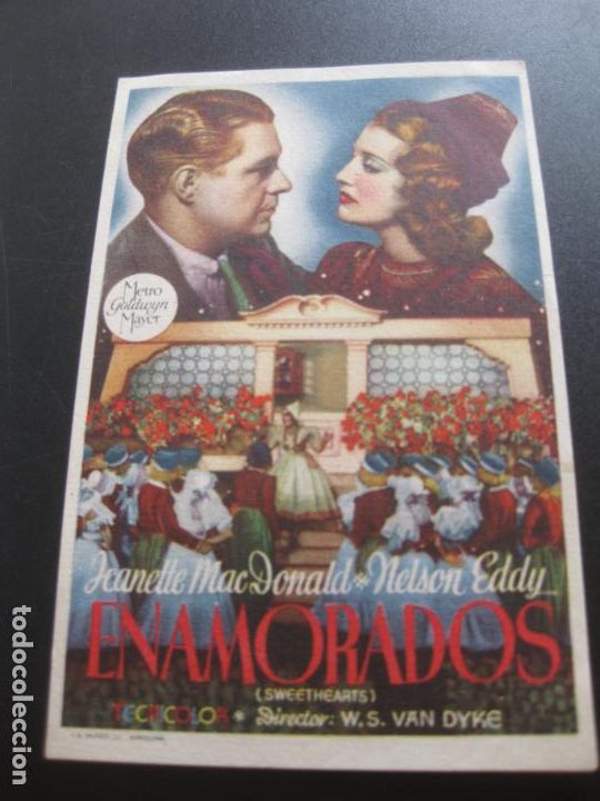 Cine: PROGRAMA DE CINE ENAMORADOS. JEANETTE MACDONALD. - Foto 1