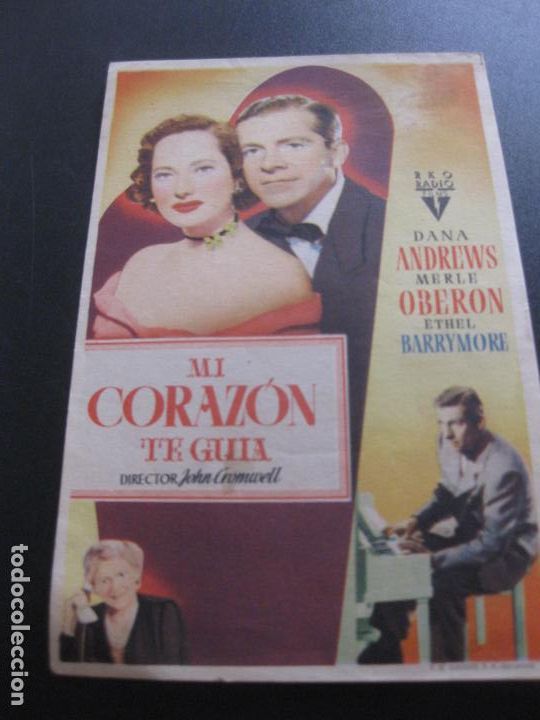 Cine: PROGRAMA DE CINE . MI CORAZON TE GUIA. DANA ANDREWS. - Foto 1