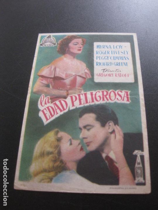 Cine: PROGRAMA DE CINE . LA EDAD PELIGROSA. - Foto 1