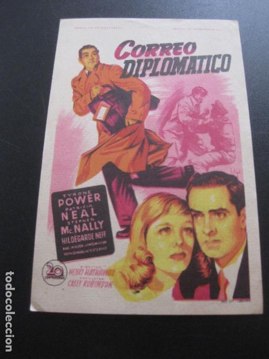 Cine: PROGRAMA DE CINE . CORREO DIPLOMATICO. - Foto 1