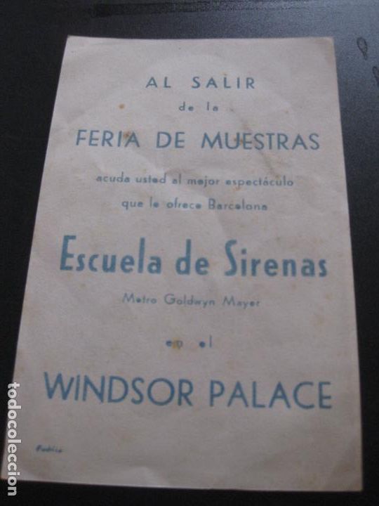 Cine: PROGRAMA DE CINE . ESCUELA DE SIRENAS. - Foto 2
