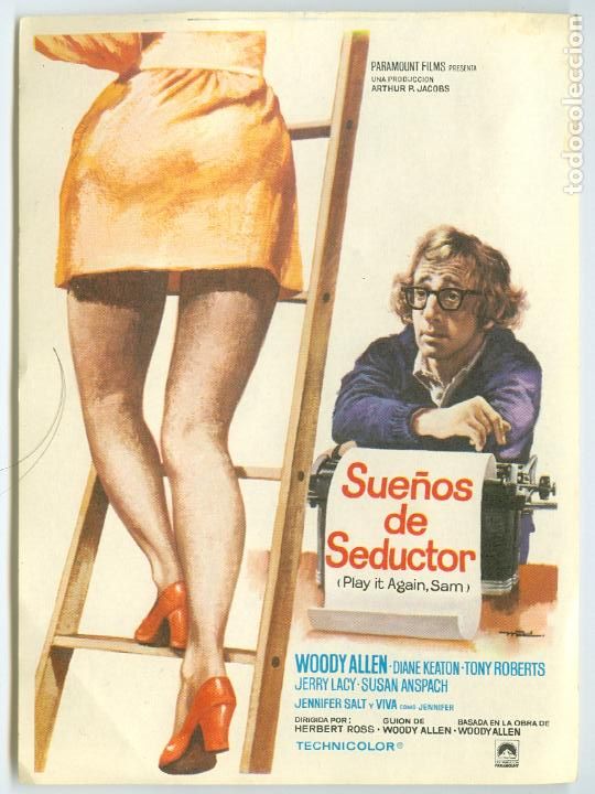 Cine: PROGRAMA ORIGINAL SUE&Ntilde;OS DE SEDUCTOR DE WOODY ALLEN DIANE KEATON - Foto 1