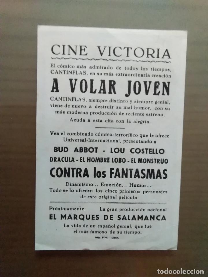 Cine: PROGRAMA DE CINE CANTINFLAS A VOLAR JOVEN C/P - Foto 2