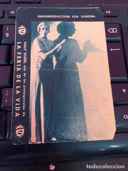 Cine: Programa de Cine / Tarjeta Fotograma - La Feria De La Vida