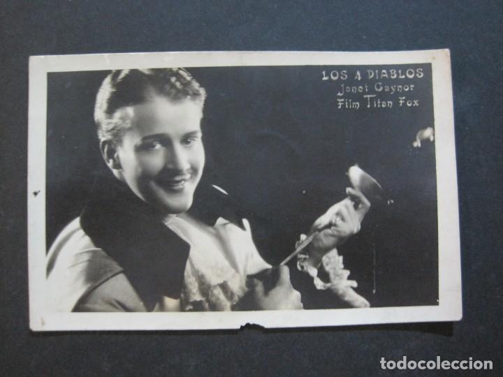  Flyers Publicitaires de films Anciens: LOS 4 DIABLOS-JANET GAYNOR-FILM TITAN FOX-PROGRAMA CINE-FOTOGRAFICA-VER FOTOS-(71.691)
