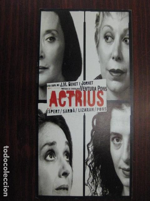 Cine: actrius actrices - FOLLETO DE MANO invitacion preestreno marche cannes nuria espert rosa maria sarda