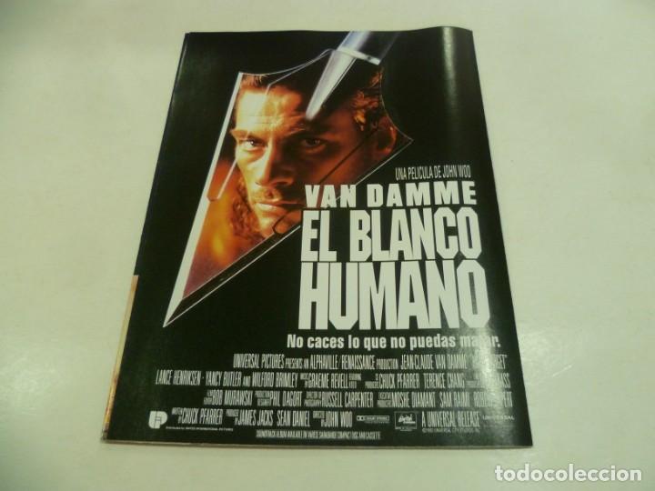 Cine: Folleto Blanco Humano - Foto 1