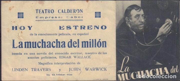 Cine: Programa doble de LA MUCHACHA DEL MILL&Oacute;N (1942) - Teatro Calder&oacute;n de Alcoy - Foto 3