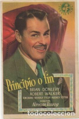 Cine: PROGRAMA DE CINE: PRINCIPIO O FIN. SIN PUBLICIDAD PC-4605 - Foto 1
