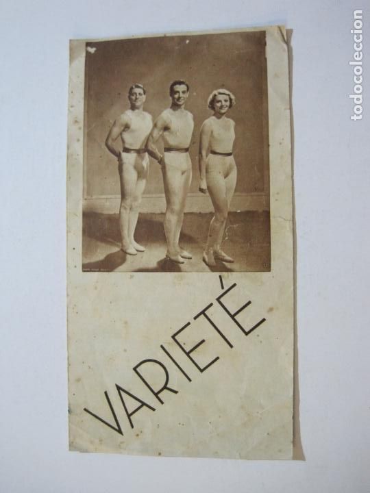 Cine: VARIETE-PROGRAMA DE CINE ANTIGUO-MATARO-CINE GAYARRE-JUNY 1937-GUERRA CIVIL-VER FOTOS-(V-20.943)