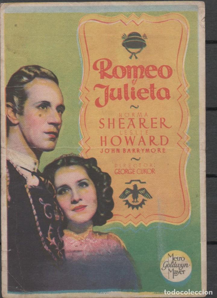 Cine: PROGRAMA DE MANO DE LA PEL&Iacute;CULA ROMERO Y JULIETA - Foto 1