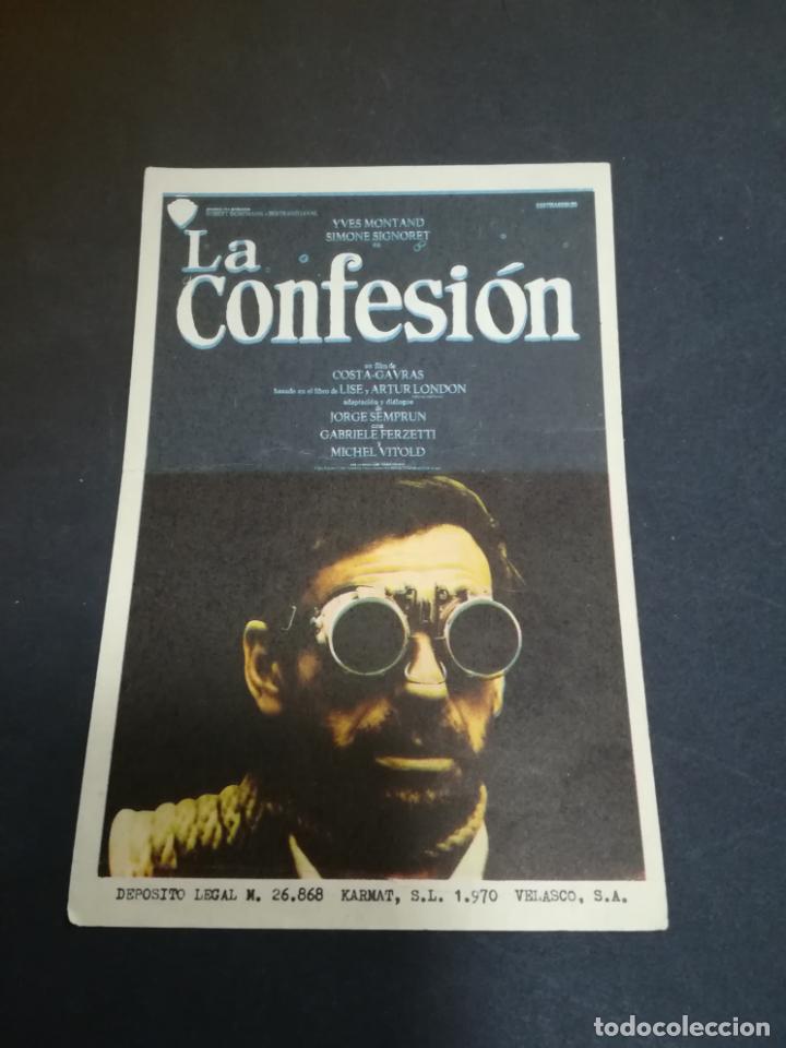 Cine: PROGRAMA DE CINE. S/N. LA CONFESION - Foto 1