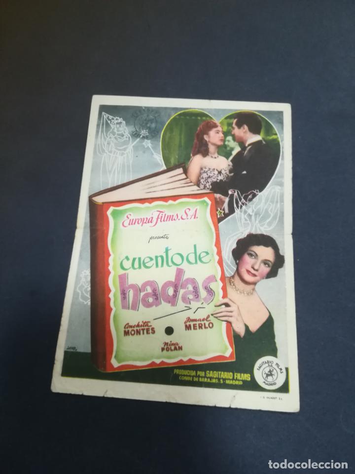  Foglietti di film di film antichi di cinema: PROGRAMA DE CINE. S/N. CUENTO DE HADAS