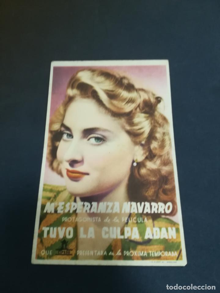 Cine: PROGRAMA DE CINE. S/N. TUVO LA CULPA ADAN - Foto 1