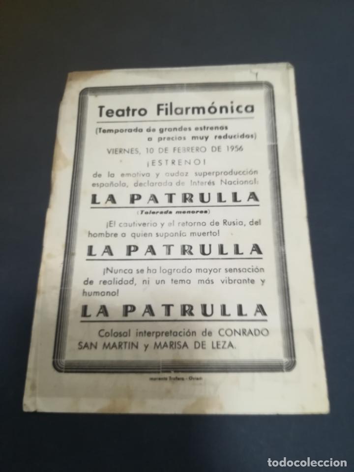 Cine: PROGRAMA DE CINE. C/P. LA PATRULLA. TEATRO FILARMONICA - Foto 2