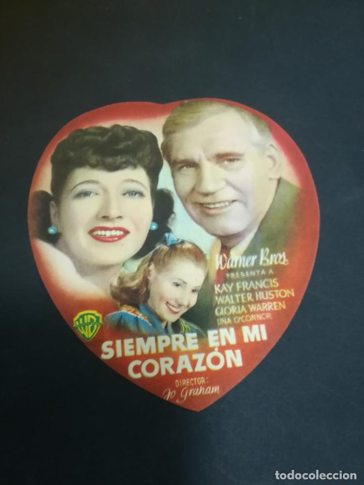  Foglietti di film di film antichi di cinema: PROGRAMA DE CINE. C/P. SIEMPRE EN MI CORAZON. CINE IMPERIAL. 1950