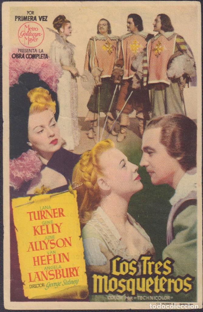 Kino: Dos programas sencillos de LOS TRES MOSQUETEROS (1948) - Cinema Goya de Alcoy (ESTRENO Y REESTRENO)