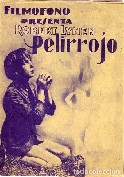 Cine: PELIRROJO. PROGRAMA DOBLE. TEATRO PRINCIPAL DE ALCOY. - Foto 1