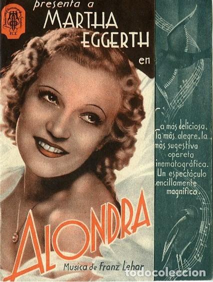 Cine: ALONDRA. PROGRAMA DOBLE. TEATRO CIRCO DE ALCOY - Foto 1