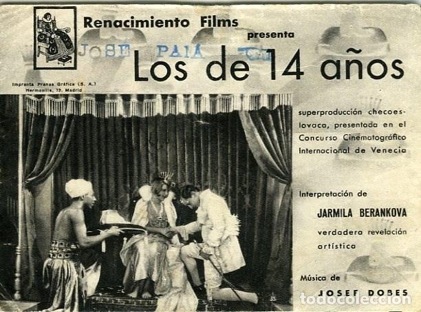 Cine: LOS DE 14 A&Ntilde;OS. PROGRAMA DOBLE. TEATRO ODE&Oacute;N DE ALCOY. - Foto 1