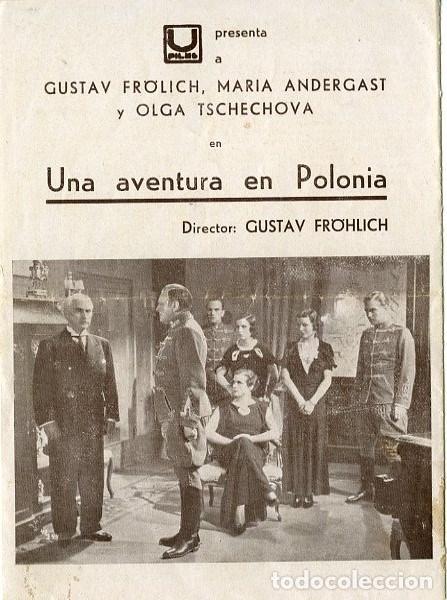 Cine: UNA AVENTURA EN POLONIA. PROGRAMA DOBLE. TEATRO GADEA. - Foto 1
