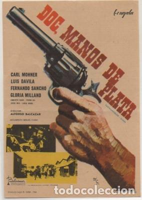 Cine: PROGRAMA DE CINE: DOC, MANOS DE PLATA. SELLO CINE EN REVERSO PC-4714 - Foto 1