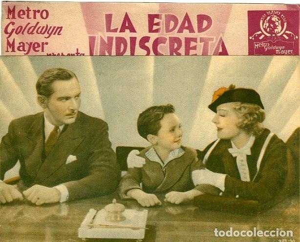 Cine: LA EDAD INDISCRETA. PROGRAMA DOBLE. TEATRO PRINCOIPAL, DE ALCOY - Foto 1