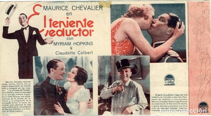 Cine: EL TENIENTE SEDUCTOR. PROGRAMA DOBLE. - Foto 1