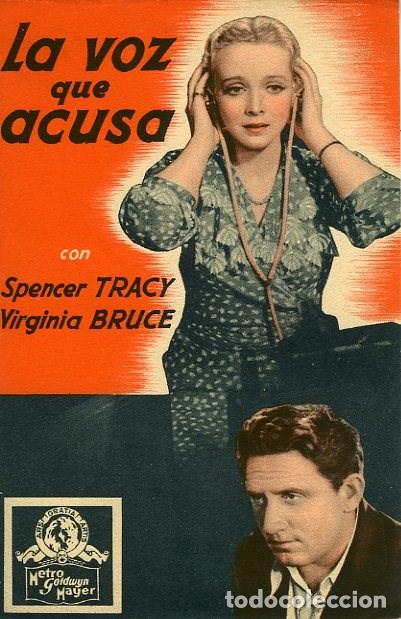 Cine: LA VOZ QUE ACUSA. PROGRAMA DOBLE. TEATRO PRINCIPAL DE ALCOY - Foto 1