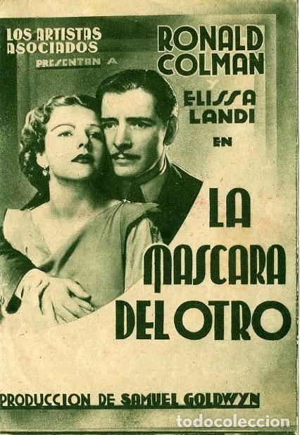 Cine: LA M&Aacute;SCARA DEL OTRO. PROGRAMA DOBLE. METROPOL CINEMA DE VILASSAR DE DALT. - Foto 1
