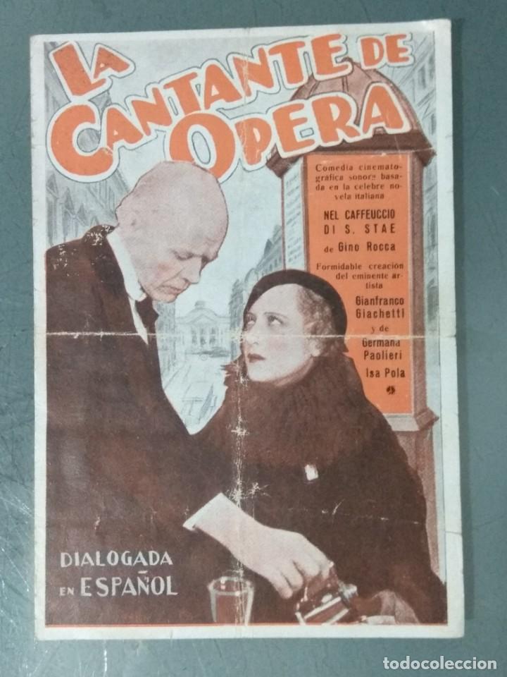 Cine: LA CANTANTE DE OPERA - PROGRAMA DE CINE DOBLE. SIN PUBLICIDAD - Foto 1