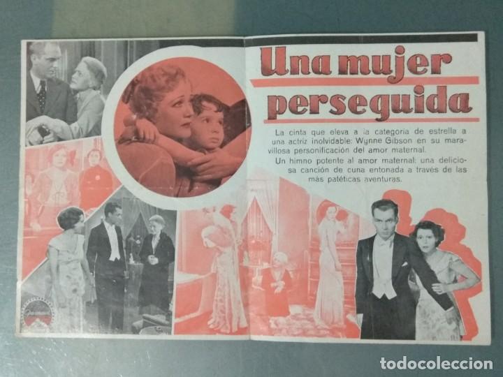 Cine: UNA MUJER PERSEGUIDA - PROGRAMA DE CINE DOBLE. SIN PUBLICIDAD. - Foto 2