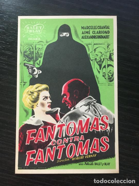 Cine: FANTOMAS CONTRA FANTOMAS - PROGRAMA DE CINE - S/P