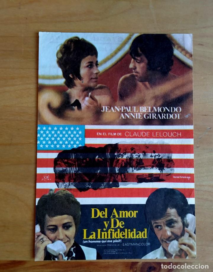 Cine: DEL AMOR Y LA INFIDELIDAD - PROGRAMA DE MANO - Foto 1
