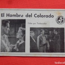 Cine: EL HOMBRE DEL COLORADO, SUEVIA FILMS 1948, PROGRAMA CON FICHA TÉCNICA EN TRASERA BUEN ESTADO