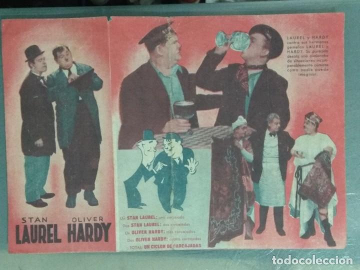 Cine: DOS PARES DE MELLIZOS - PROGRAMA DE CINE DOBLE - Foto 1